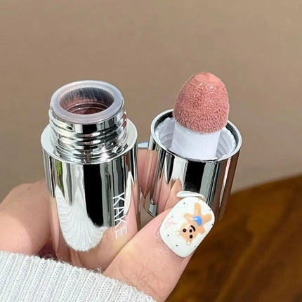 Velvet Liquid Blush Makeup, Natural Low-Saturation Matte Finish, Korean Style Cheek Tint For A Flawless & Bright Complexion