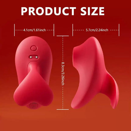 Mini Finger Sucking Clitoral Vibrator 9 Vibration Modes Sucking Vibrator, Nipple Clitoral Massager Vaginal Stimulator