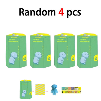 Surprise Gift blind box action figures Yoga Bedroom series multiple doll green noctilucent mysterious decoration model for toy