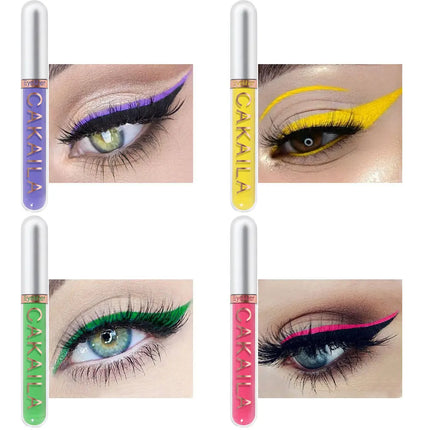 8-Color Set Waterproof Eyeliner Pens Long-lasting Glitter & Colored Eye Makeup Cosmetics Beauty Matte Eye liner Pencil Kit