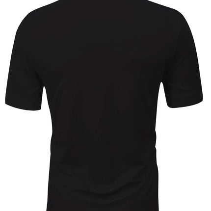 The 2025 summer new men's POLO shirt features a casual fashionable comfortable soft and breathable 3D letter pattern print