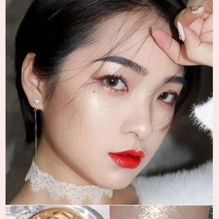6 Colors Diamond Highlighter Powder Palette Glitter Face Contour Brighten Makeup Shimmer Ultra-concentrated Illuminate Cosmetic