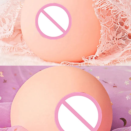 Sex Doll Boobs for Men with TPE Soft Jelly Breasts Male Masturbator Adult Toy Sex Toy Portable Male Masturbation Valentine's Day