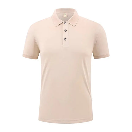 2026 Summer Men's Red Short-Sleeved Polo Shirts, Fashion Casual Pullover, 21 Colors Available T-Shirt