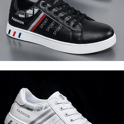 Spring and Autumn Men's Shoes New Style Low-Top Lightweight Large Size Trendy Shoes Student Fashion Versatile Thick-Soled Sports Shoes Casual Sneakers