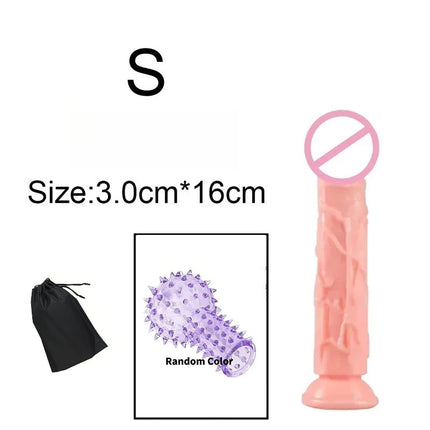 Wearable Realistic Dildo Skin Sex Toys for Female Masturbator with Strong Suction Cup G Spot Big Penis Anal Adult Sex Product 18