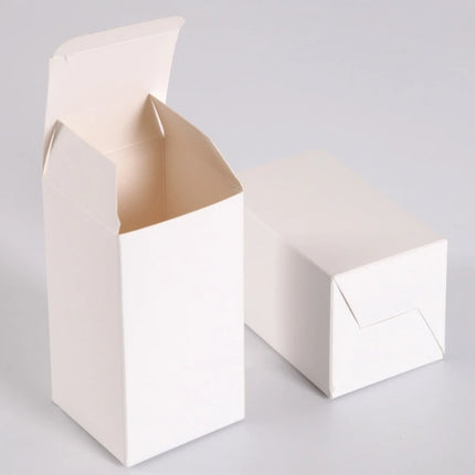 50pcs/lot 3x3 5x5 6x6 8x8 9x9 10x10cm Hight 4 ~ 13cm Card Paper Box Square Lipstick Perfume Essential Oil Bottle Storage Boxes