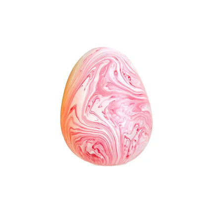 Creative Flow Pattern Egg Cute Bear Maltose Pinch Fun Easter Adult Stress Relief Toy Home Decoration Pinch Stress Relief Ball