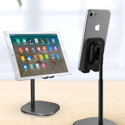 Ins Cellphone Bracket Foldable Lazy Tablet Universal Mobile Phone Stand Aluminum Alloy Live Streaming Cell Accessories Phones
