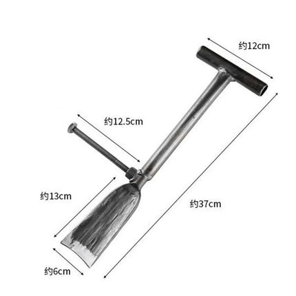 Manganese Steel Tree Digging Thickened Large Shovel Digging Pit Farm Tools Shovel with Foot to Move Seedlings Long Shovel