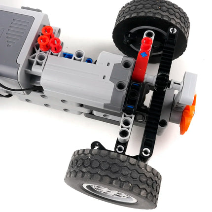 4WD RC Car Chassis Electric Set Building Block Motor Wheels RC Reciever Battery Box Functions Simulation Spray MOC Technical Toy