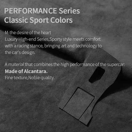 Made of Alcantara For Tesla Model 3（2019-2023）/ Y (2019-)  Windows Control Panel Trim Cover Sticker Car Interior Accessories
