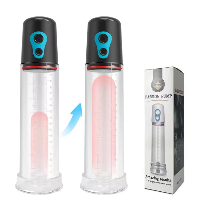 Electric Male Penis Pump Vacuum Sucking 9 Training Mode Penis Trainer Magnify Endurance Delay Ejaculation Adult Sex Toys for Me