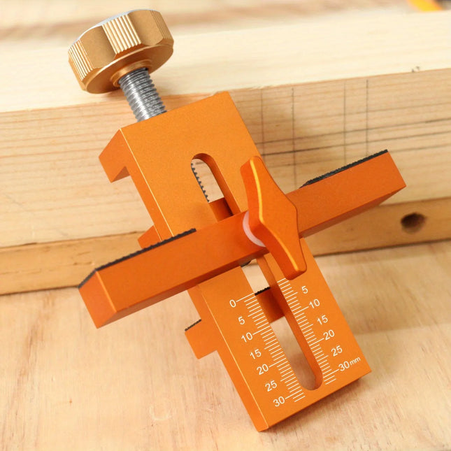 2-in-1 Cabinet Door Installation Positioner, 6/8/10mm Rebounder Punched Mounting Jig Wardrobe Cabinet Door Panel Installation Jig