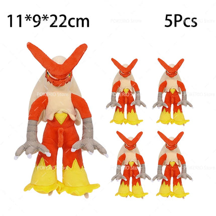 Wholesale Pokemon Plush 5Pcs/Lot Mimikyu Caterpie Oddish Garchomp Phantump Umbreon Sylveon Stuffed Animal Peluche Christmas Gift