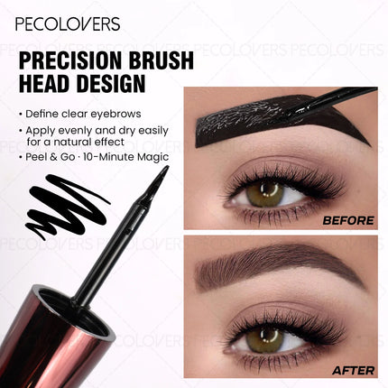 1PC Semi-Permanent Peelable Tear-Off Eyebrow Gel-Waterproof & Long Lasting, Easy to Apply ,Natural Look with Precise Application