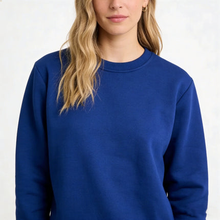 Korean version autumn women's comfortable loose T-shirt, women's fashionable casual daily pullover, women's warm long sleeved