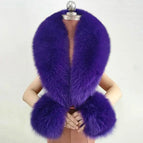 Violet foncé / Scarf 110 cuff 13cm