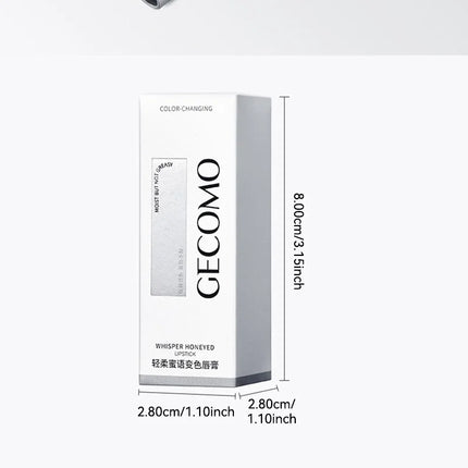 Gecomo Temperature Color Change Lip Balm Long-Lasting Hydration Soft Moisturizing Deep Nourishment Fine Glitter Anti-Wrinkle Enhance Complexion Lip Care