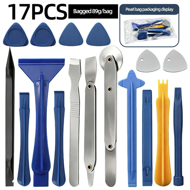 15 Piece Spudger Tool Metal Pry Tool Kit Ultra-Thin Laptop Repair Kit Prying Tools Cell Phone Repair Tools Kits High Quality