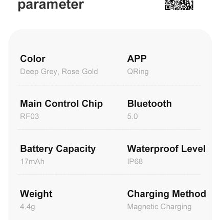 [2024 ] COLMI R02 Smart Ring Military Grade Titanium Steel Shell Health Monitoring IP68 & 5ATM Waterproof Multi-sport Modes