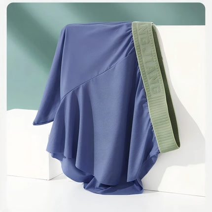 Men's Boxer Shorts Plus Size Ice Silk Underwear Comfortable Loose Breathable Men's Underwear Shorts Youth