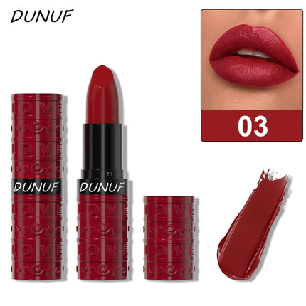 Velvet Sexy Lipstick Waterproof Long Wearing Non Transfer Sweat Proof Lip Gloss Moisturizing Hydration 3 Colors