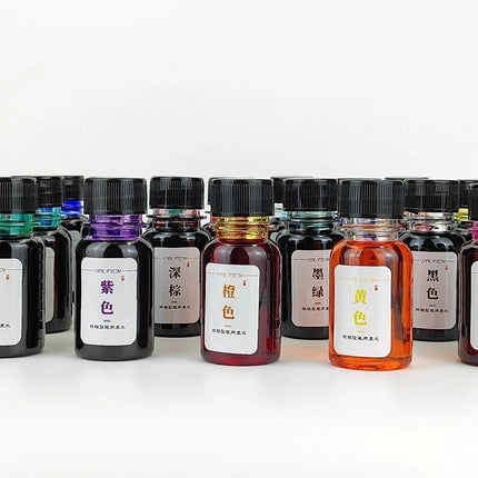 500/50ml 24 Colors Fountain Pen Ink Dip Pen Bottled Ink Refill Cartridge Writing School Supplies Stationery For JINHAO HONGDIAN