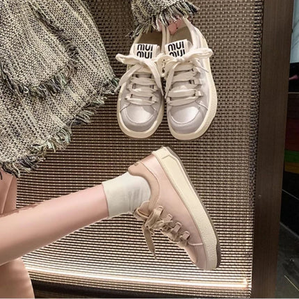 Women's Thick Soled Casual Board Shoes 2025 New Spring and Summer Sports Shoes Women's Shoes Soft Soled Comfortable Sports Shoes