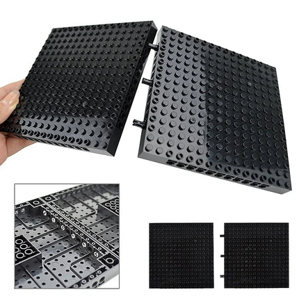 Compatible MOC 65803 Technical Brick 4/3 16x16 Baseplate Building Block Parts Set DIY Kid Toys For 98138 Pixel Art Picture Leduo