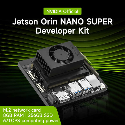 Official Jetson Orin NANO SUPER Development Board 8GB RAM 67 TOPS AI Large Model Developer Kit For Embedded And Edge Systems