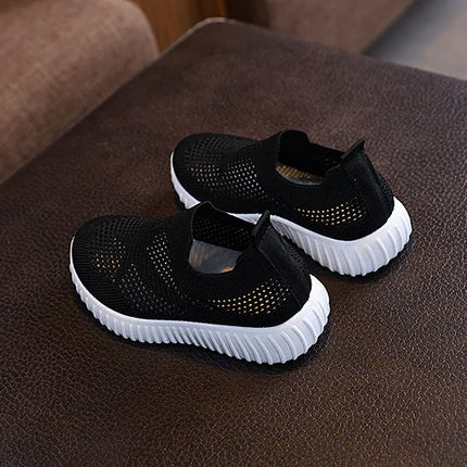 Children's Running Sneakers Boys Girls Casual Mesh Breathable Non-Slip Walking Patchwork Tennis Toddler Soft-Soled Girls' Shoes
