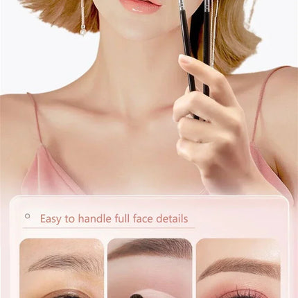 Small Angle Precise Detail Eyeshadow Brush Soft Horse Hair Eyelid Highlighter Lying Silkworm Makeup Brushes Eyes Make Up Tools