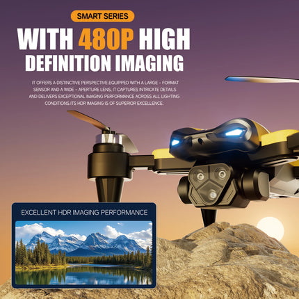 New M5 Drone Professional 8K Wide-Angle HD Triple Camera WiFi FPV Height Hold RC Aircraft Quadrotor Adults Children's Toys Gifts