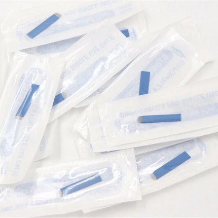 50pcs Tebori 0.18mm Tattoo Microblading Blades Needles for Permanent Makeup Manual Eyebrow Blades Sizes