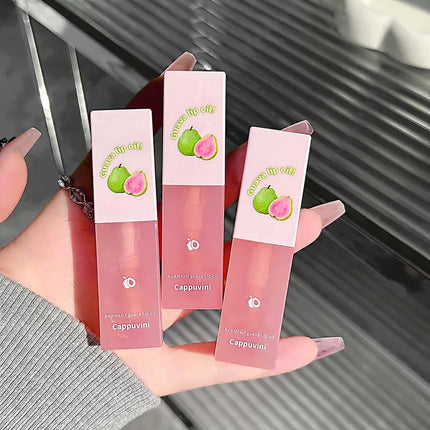 Guava Lip Care Set Fade Liplines Moisturizing Lip Balm Kit Hydrating Lip Gloss Relieve Dryness Soothing Lips Jelly Lips Mask Set