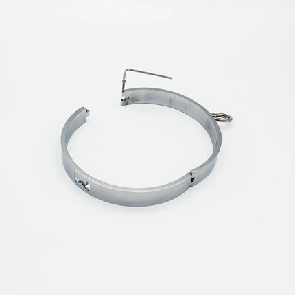 Manyjoy Metal Steel Bondage Cuffs Collar Handcuff Ankle Wrist Cuff Shackl Slave Sex  Restraint Necklace Sex Toys for Couple 18+