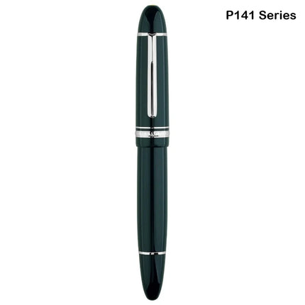 MAJOHN P140 Transparent Fountain Pen Sun Nib Metal Copper Piston Light Resin Body PK X159 9019 Stationery School Supplies