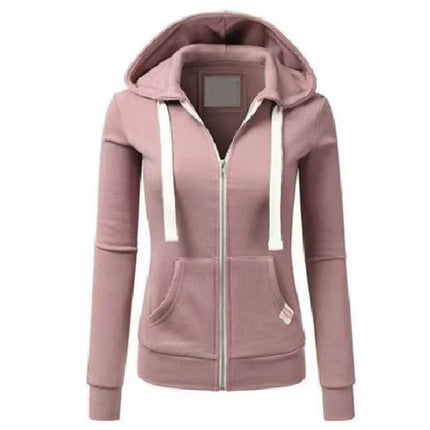 2026 Spring Autumn Women's hoodie Sweatshirt Casual Cardigan Zipper Hoodie Fashion Outdoor Sweatshirt Jogging Women's hoodie