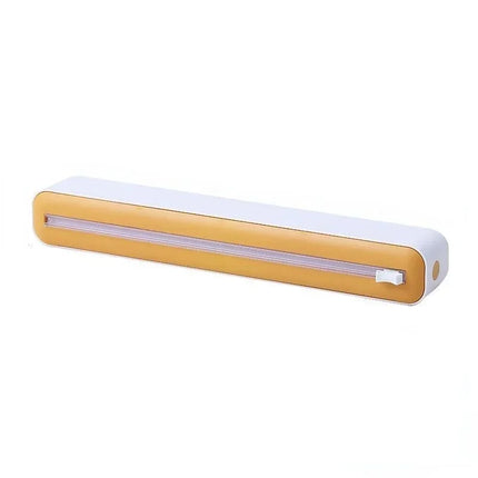 Plastic Wrap Dispensers Multi Purpose Cling Film Dispenser with Cutter Refillable Kitchen Storage Organization