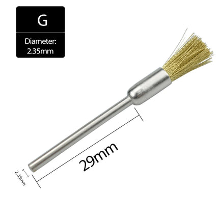 2.35MmX10Pcs Dental Polishing Wheel Wool Cotton Polishing Brushes Polishers for Rotary Tools Jewelry Buffing Polishing Wheel
