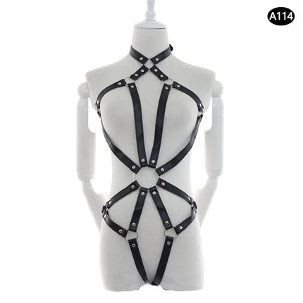 Body bondage harness leather belt erotic clothes sexy lingerie adult games restraints sex toys for couples women bdsm tools