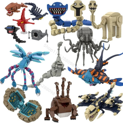 2026 New Subnautica Building Blocks Bloop Sea Monster El Gran Maja The Sea Eater Chost Leviathan Subnautica Bricks Toy Fans Gift