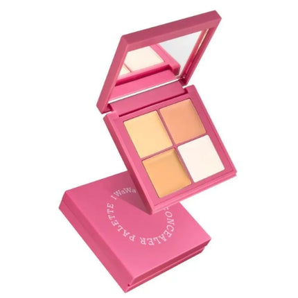 Four Color Concealer Waterproof Covers Acne Scars And Dark Circles Nasolabial Fold Lightweight Facial Brightening Foundation