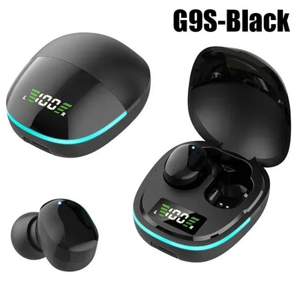 TWS Fone Bluetooth Headphones with Mic LED Display in-ear Earbuds Wireless Bluetooth Headset Noise Cancelling Earphone for phone