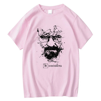 Men's Fashion Casual Top Quality 100% Cotton Breaking Bad T-Shirts Men Heisenberg Camisetas Hombre Men Cool Tee Shirt Tops