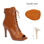 9.5cm Brown  Suede / 46