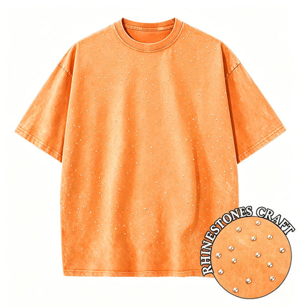 Men's Women Washed Vintage T-Shirts Street Hip Hop Retro Punk T Shirt Harajuku Casual Cotton Short Sleeve Couple TShirts Tees
