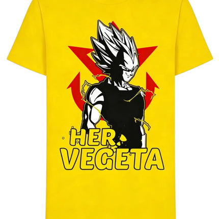 2026 Summer Dragon Ball Retro Anime T-Shirt Couple Outfit Vegeta Bulma Casual Loose Sports Tee Her Vegeta His Bulma Y2K Style