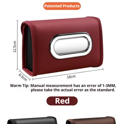 Car tissue box, fashionable leather multi-functional tissue box For Volkswagen VW GTI Passat Polo Golf 3 Jetta Tiguan Touran